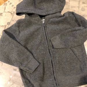 GARANIMALS 🦁 Gray Hooded Zip up long sleeve top